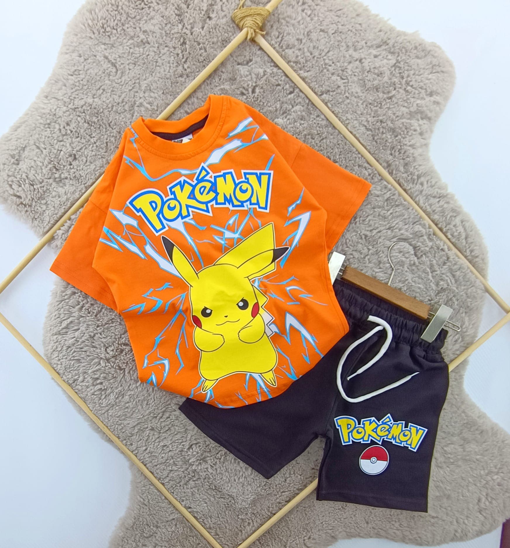 Pokemon Baskılı Takım