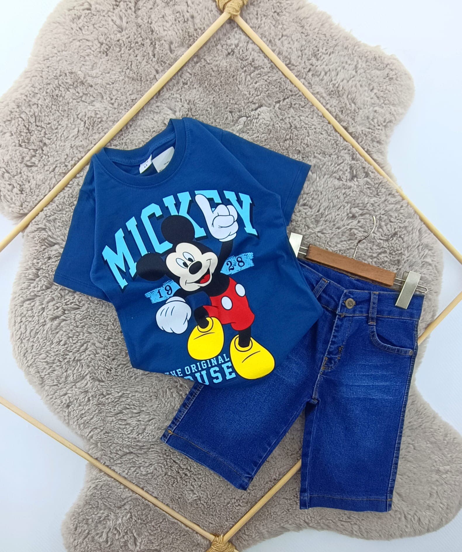 Mickey Kot Şortlu Takım