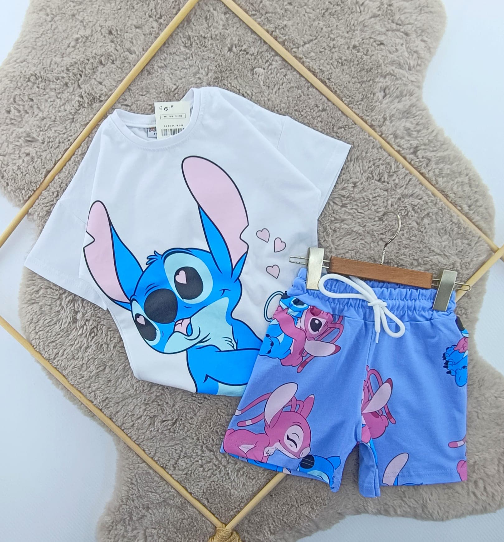 Stich Sort Desenli Takım