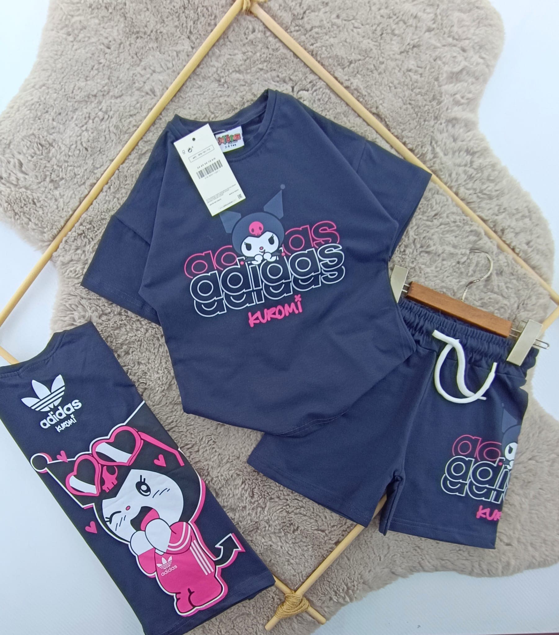Adidas Kuromi Baskılı Takım