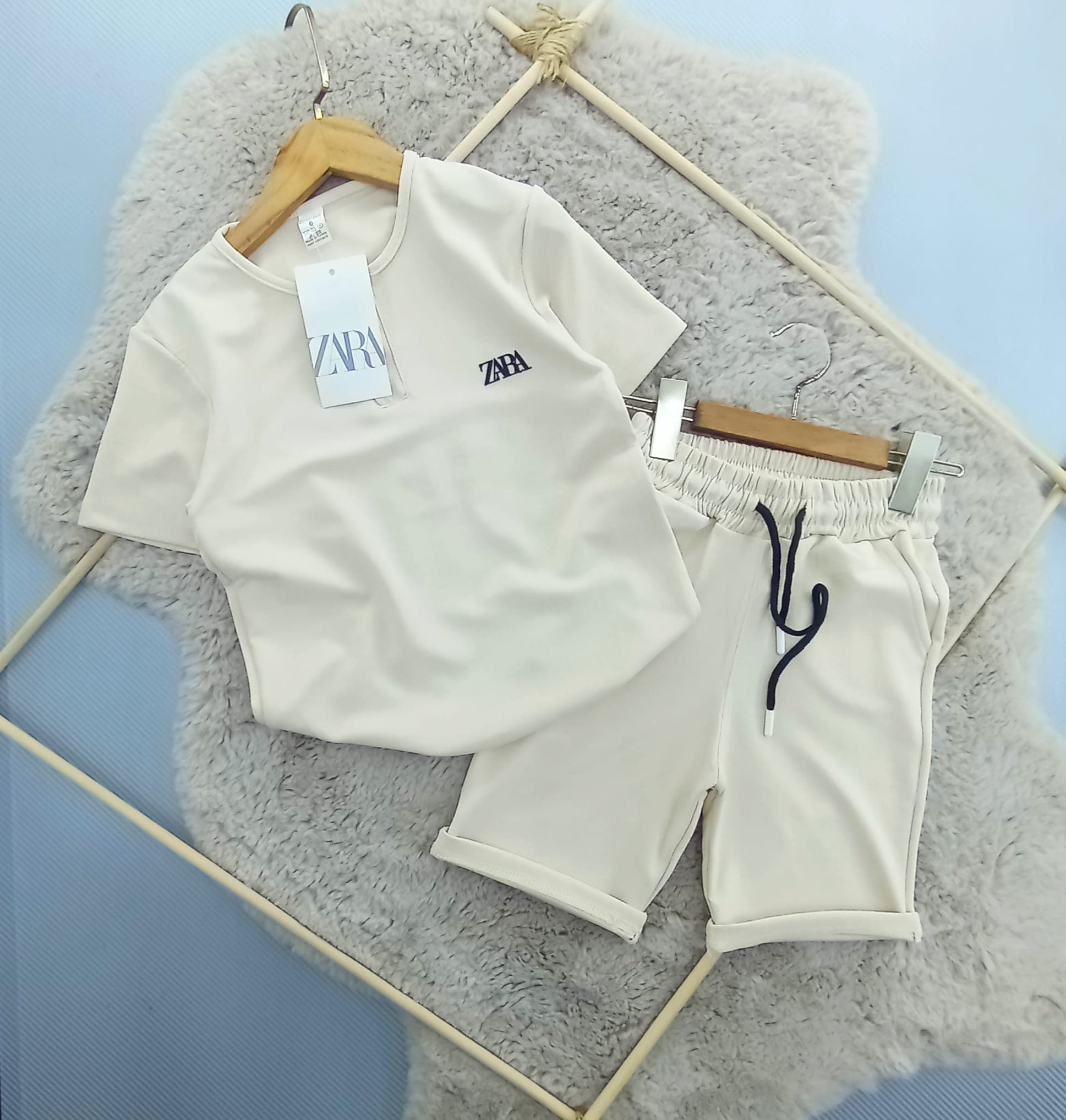 Zara 6-14 Yaş Takım Bej