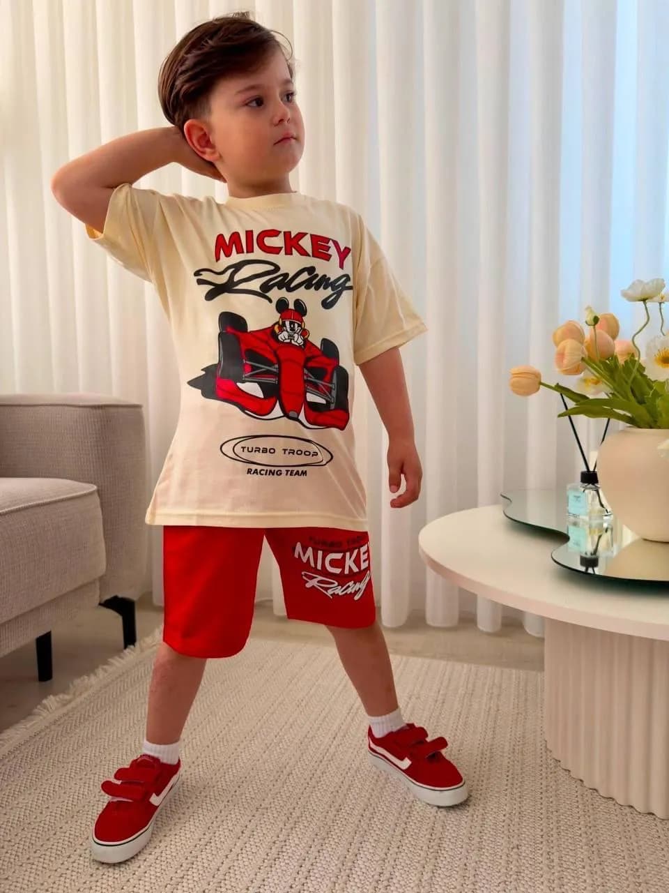 Mickey  racing sırt baskılı takım