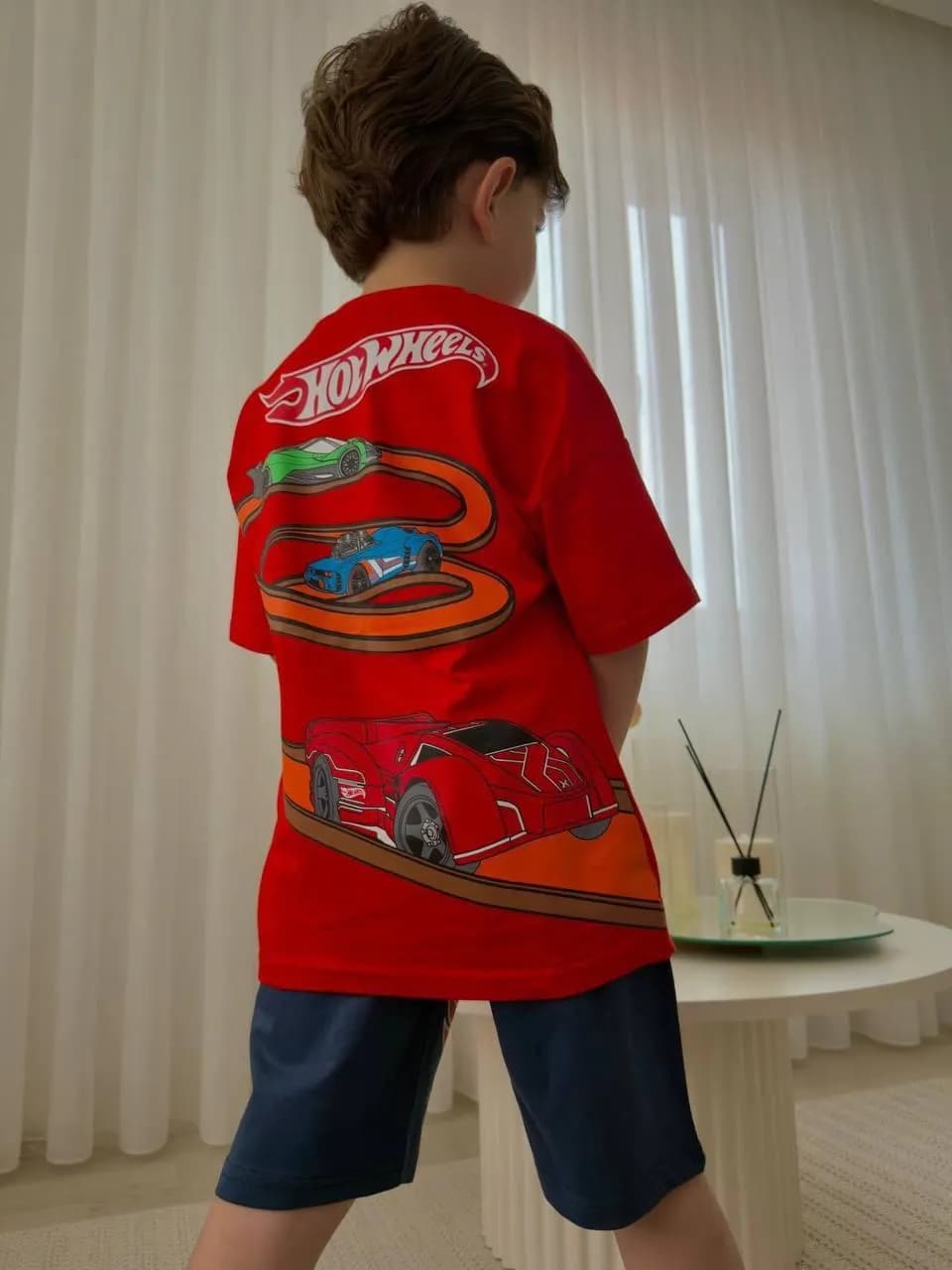 Hotwheels Sırt baskılı Takim Kirmizi