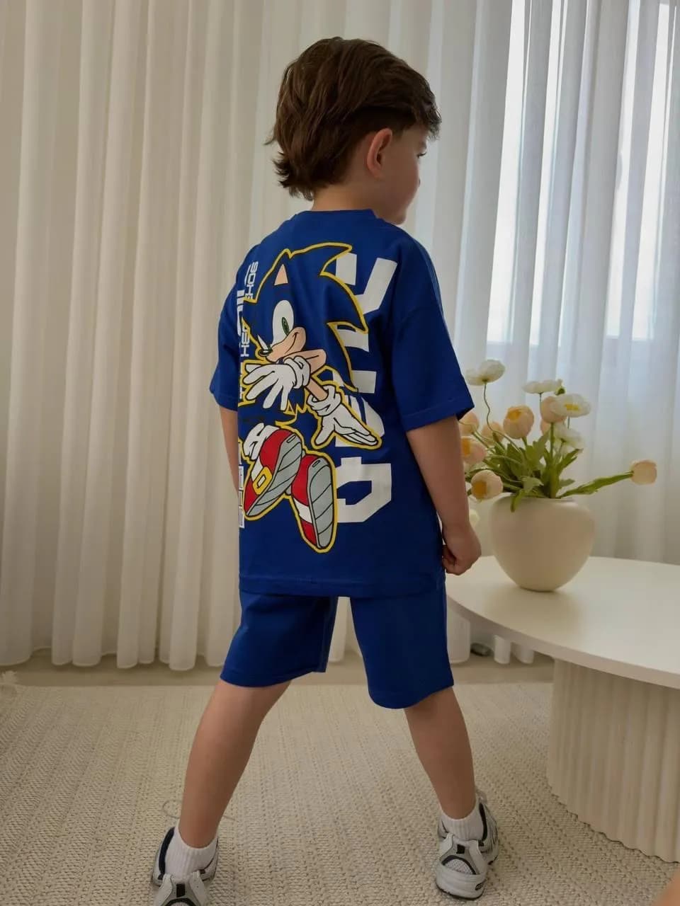 Sonic sırt baskılı takım Lacivert