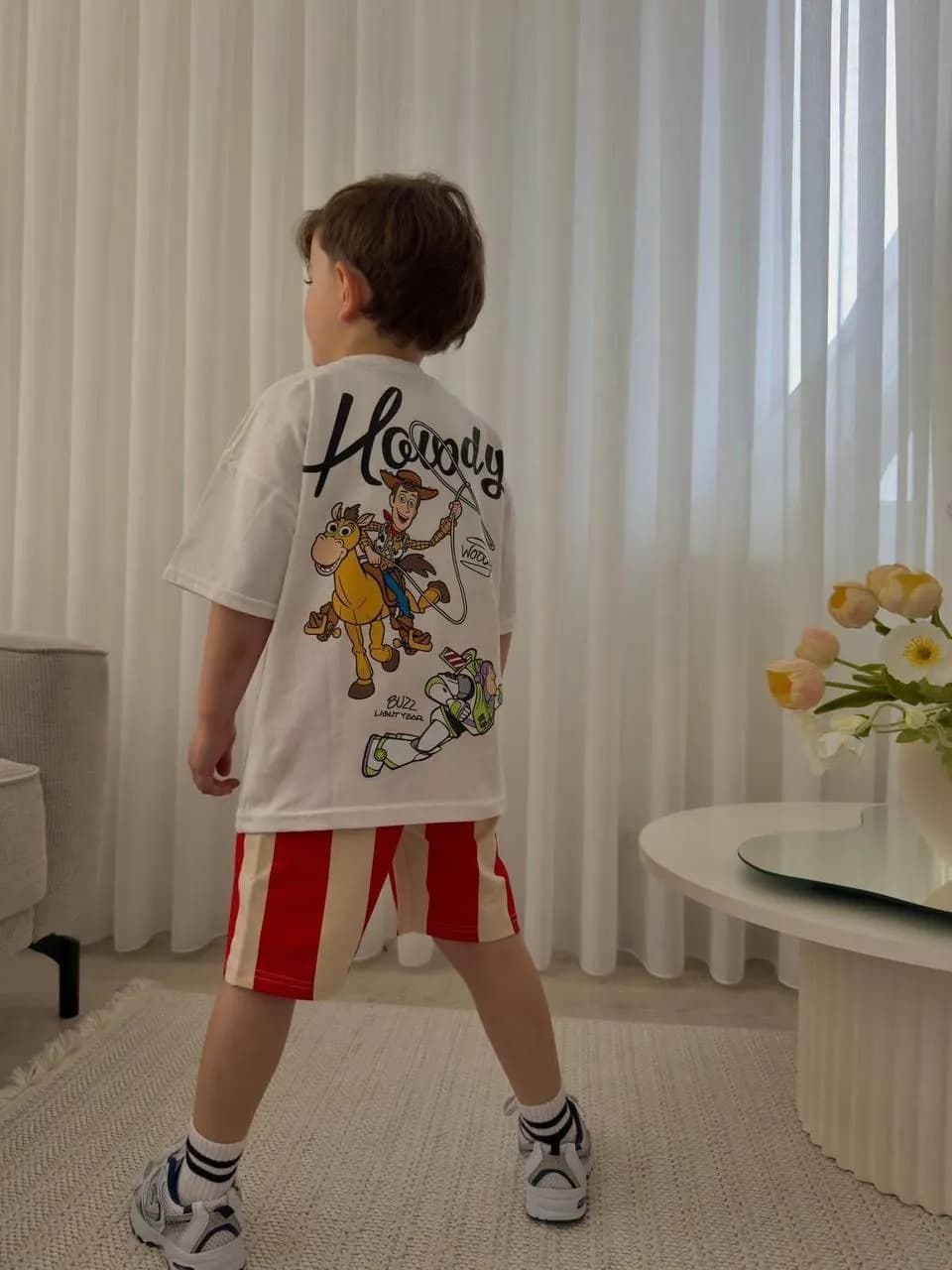 Toy story sırt baskılı takım Beyaz