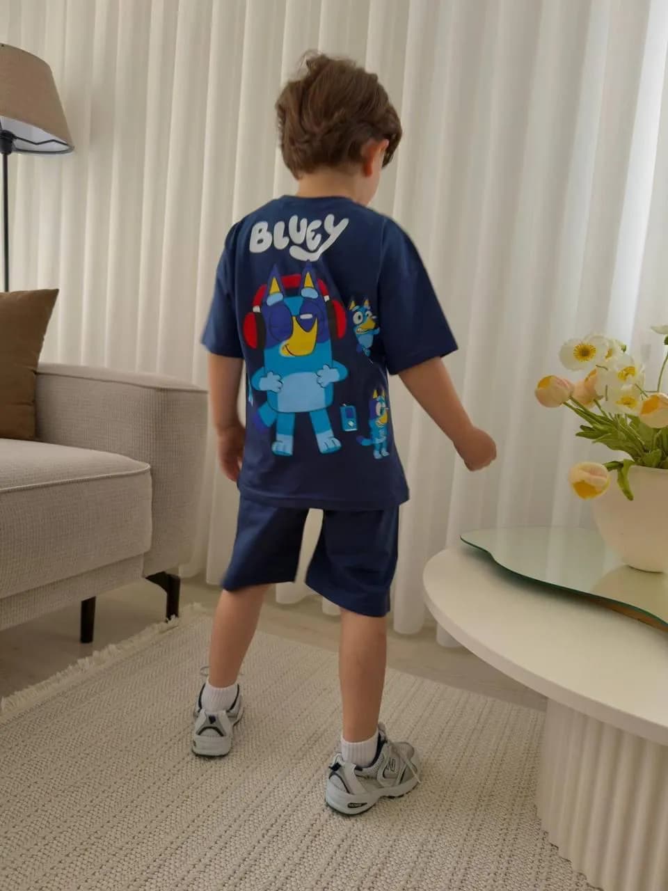 Bluey sırt baskılı takım Lacivert