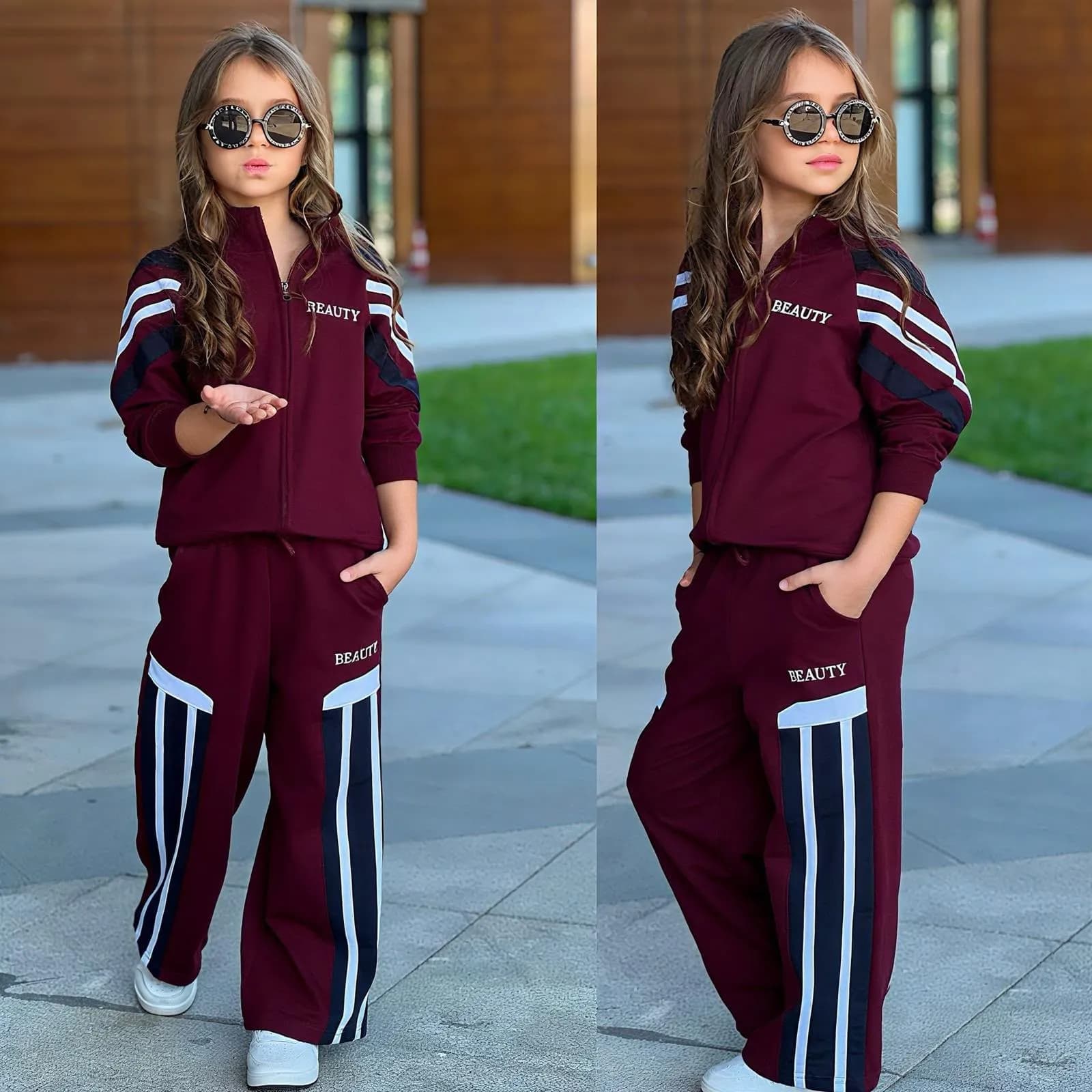 Beauty şeritli kız takım