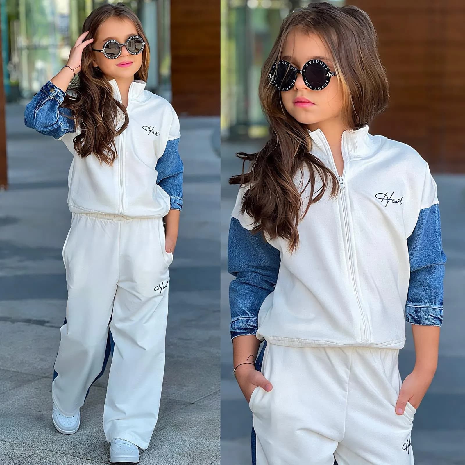 HEART KOT GARNİLİ KIZ TAKIM